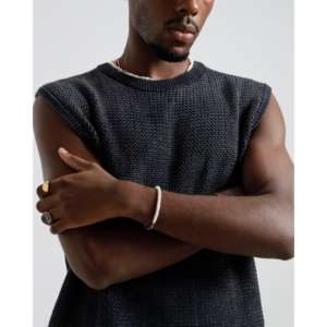 เสื้อกั๊กผู้ชายลำลองแบบถัก ซิปปิด ระบายอากาศได้ดี ลาย 3 มิติ ปรับแต่งได้ ผลิตจากโพลีเอสเตอร์ผสมผ้าฝ้าย ปรับแต่งได้ - Product Image 5