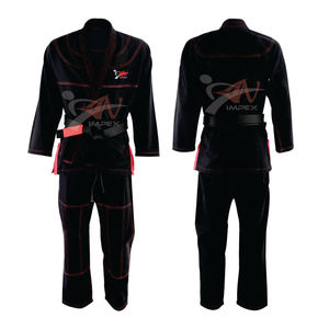 100% algodón de alta calidad logotipo personalizado Jiu Jitsu Judo uniforme profesional al por mayor ropa de artes marciales para Karate Kung Fu - Product Image 1