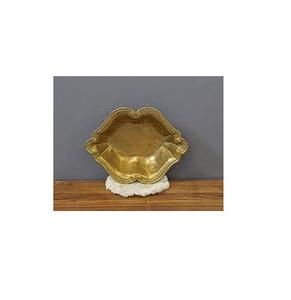 Bol de fruits secs en laiton pour bonbons chocolat plateau de nourriture sèche avec poignée en laiton forme de feuille au prix de gros - Product Image 6