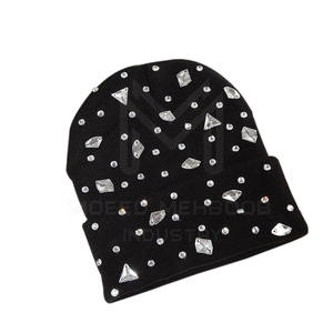 OEM 2023 Logo personnalisé Bonnets de course d'hiver pour hommes Concevez votre propre bonnet à vendre Image élégante Tissu commun - Product Image 1