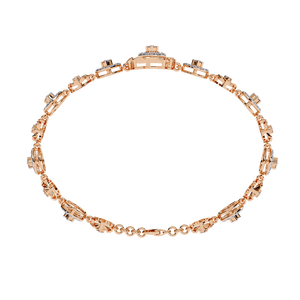 Magnifique bracelet et jonc en or 18 carats avec diamants de laboratoire - Product Image 4