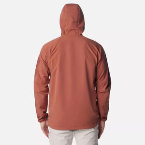 High Quality Custom Logo Waterproof <b>Patchwork</b> Private Label Men's Top Outdoor Wear Windproof Warm Autumn Casual Softshell <b>Jacket</b> - Product Image 3