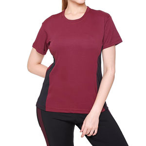 T-shirts de sport pour femmes de qualité d'exportation, cousus à la machine, vêtements de sport athlétiques, entraînement, t-shirt ajusté, vêtements de sport pour femmes - Product Image 1