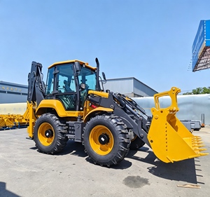 Chargeuse sur pneus et pelle rétrocaveuse durable à haute efficacité XC8-C2570 7600 kg Moteur diesel Pompe PLC Boîte de vitesses à roulements Moteur Charge lourde - Product Image 4