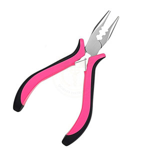 Stainless Steel <b>Micro</b> Ring Plier for Hair <b>Extension</b> Bead Application Removal & Salon Styling Work - Product Image 5