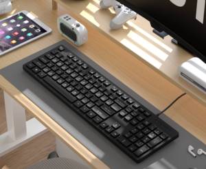 5 sao xem xét <span class=keywords><strong>CE</strong></span> <span class=keywords><strong>ROHS</strong></span> cấp giấy chứng nhận 1.5m 1.8M USB Bàn phím có dây cho máy tính xách tay & Máy tính để bàn văn phòng kinh doanh - Product Image 5