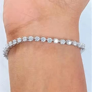 Marquise And Round Cut Diamond Amazing design Moissanite Bracelet Diamond-Inspired Jewelry Collection - Product Image 2