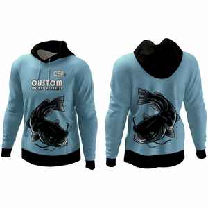 Sudaderas con Capucha para Hombre, Personalizadas con Impresión DTF, de Alta Calidad, 100% Algodón, Secado Rápido, Impresión por Sublimación Digital, Transpirables, para Pesca - Product Image 1
