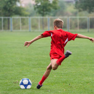 ฟุตบอลสีทึบผลิตจากโรงงานฟุตบอลปากีสถาน - Product Image 5