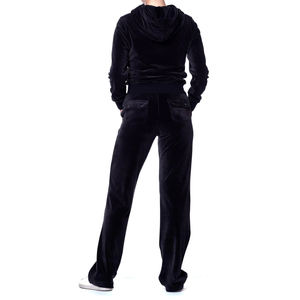 Survêtement en velours 2025 pour femmes Logo personnalisé 100% coton Survêtement de survêtement décontracté Jogging costumes pour dames et filles pour l'hiver - Product Image 4