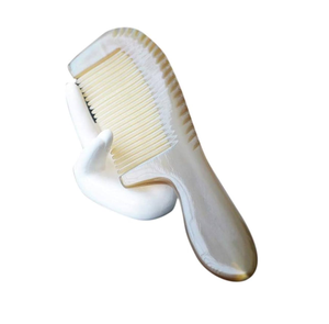 Buffalo Horn Comb Salon <b>Massage</b> for Styling <b>Hair</b> Made From Real Buffalo Horn Comb Multi Purpose Combs for <b>Hair</b> Style Saloon - Product Image 2