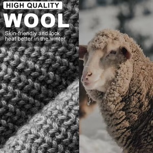 Fabricante personalizado Beanie Hat Unisex invierno cálido forro polar térmico de moda grueso puño de punto - Product Image 4