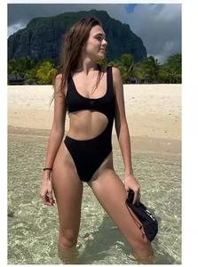 Traje de Baño Bikini para Mujer, con Aros, Talla Grande, Sexy, de Tres Piezas, para Vacaciones en la Playa - Product Image 4