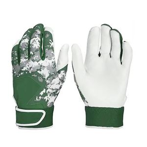 Guantes de béisbol de cuero genuino con agarre antideslizante en la palma, perfectos para entrenamiento y equipos, guantes deportivos con logotipo personalizado. - Product Image 1