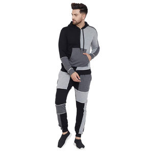 Colores ELEGANTES Mejor opción Logotipo personalizado Hombres Gimnasio Jogging Conjunto de chándal de alta calidad Hombres Traje de diseño superior Cremallera completa Hombres Trajes de chándal - Product Image 1