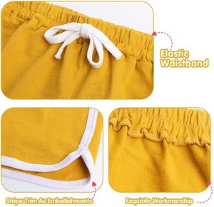 Nouvelles filles mode respirant doux été Yoga Shorts tenue sportive imprimé personnalisé grande taille Shorts pour les filles - Product Image 5