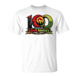 T-shirt Commemorativa del Centenario del Black History Month: 100 Anni di Storia Afroamericana - Abbigliamento Promozionale Premium - Product Image 1
