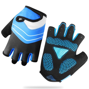 Gants en néoprène demi-doigt de haute qualité pour les sports de plein air en silicone antidérapant imprimé pour la course à pied ski cyclisme - Product Image 5