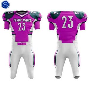 Uniforme de football américain de haute qualité Best-seller Taille XL Sublimation Technique Number Pattern Tops - Product Image 2