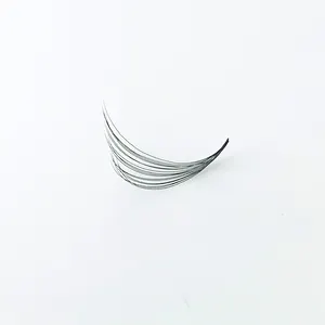 Promade Hecho a mano Hy-Lon Fiber Ombre Mega Volume CC Curl Premade Eyelash Fans 16mm D0.03 18D Alta calidad al por mayor - Product Image 1