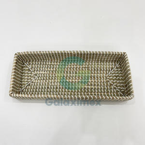 Best Selling Seagrass Wicker <b>Basket</b> Set Handcrafted Vietnam Plastic Teepee Container <b>for</b> Hotel & <b>Bathroom</b> Storage Accessories - Product Image 3