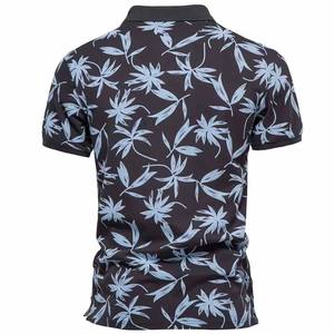 T-shirt pour homme en polyester/coton imprimé par transfert thermique personnalisé, tissu 220g, coupe classique, respirant et écologique - Product Image 5