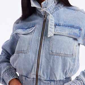 Chaqueta Vaquera de Mezclilla para Mujer, Moderna, Transpirable, de Alta Calidad, al por Mayor, Última Moda Casual, Estilo Urbano 2026 - Product Image 4