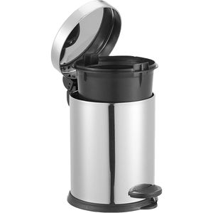 Poubelle à pédale en acier inoxydable 3L pour toilettes, salle de bain, balcon, cuisine - Product Image 4