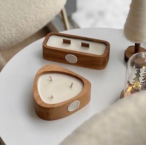 Portavelas de Madera Natural Hechos a Mano en India, Faroles, Frascos, Color Personalizado para Decoración de Mesa de Hotel y Hogar para Navidad - Product Image 3