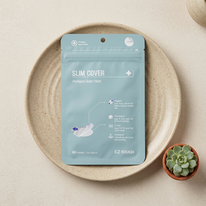 EZ Touch Slim Cover 12mm Patch anti-acné ultra-fin - Patch hydrocolloïde invisible ultra-mince - Fabriqué en Corée - Product Image 1