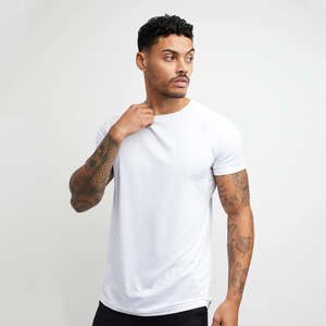 เสื้อยืดแขนสั้นและแขนยาวผู้ชาย ทรงปกติ ผ้าฝ้ายซาติน 100% ระบายอากาศได้ดี เป็นมิตรกับสิ่งแวดล้อม แห้งเร็ว - Product Image 3