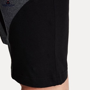 Fabricant de pantalons de survêtement de haute qualité pour hommes 220G Logo personnalisé 100% Short en coton avec couronne Ligne noire Impression bouffante d'étiquettes - Product Image 5