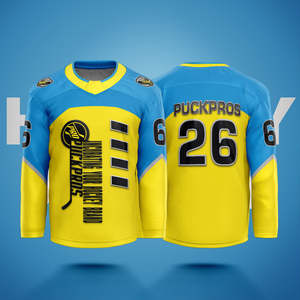 OEM&ODM Polyester Broderie personnalisée Tackle Twill Uniforme de hockey sur glace Sublimation complète Vêtements de hockey sur glace - Product Image 2