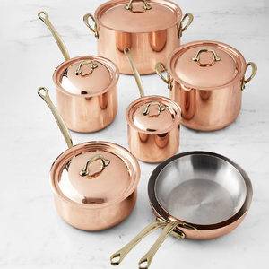 Casserole en cuivre classique tendance de l'industrie, isolée, émet de la chaleur, élégance pour la cuisine, cadeaux de pendaison de crémaillère, nouvelle arrivée - Product Image 3