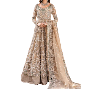 Le tout nouveau concepteur travail lourd Lehenga pour les femmes robe de mariée robe de mariée 2025 robe de mariée pour la mariée 2025 - Product Image 1
