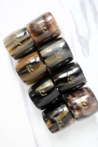 Servilleteros de Cuerno de Búfalo, Porta Servilletas Redondos para Hoteles de Lujo, Restaurantes y Mesas de Boda, Alta Calidad - Product Image 5