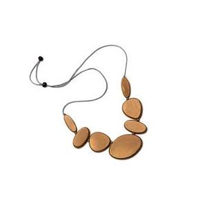 Collier de perles rondes en bois pour femmes et filles, artisanat fait main, produit le plus vendu, collier en bois très demandé - Product Image 5