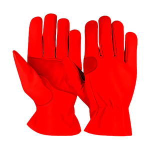 Guantes de seguridad para construcción de alta resistencia Cuero de grano de cabra reforzado Reflectante Resistente a la abrasión Protección para brazos y manos - Product Image 2