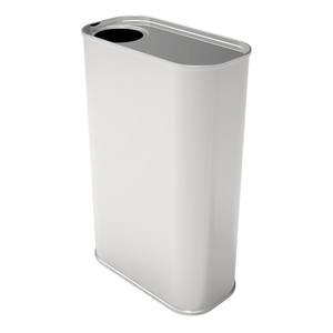 Lata Rectangular Redondeada 1 Litro Lata Aceite Mineral 58x115mm x H185 mm 1 lt - Product Image 1