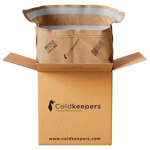 Coldkeepers Curbside Recyclable Kraft Paper One-Piece Thermal Insulated Liner US - Product Image 2
