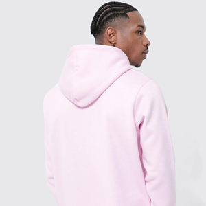 Chándal de Jogger de invierno de 2 piezas de alta calidad para hombre, 100% de algodón, logotipo personalizado, chándales de entrenamiento para gimnasio, chándales con capucha de talla grande - Product Image 3