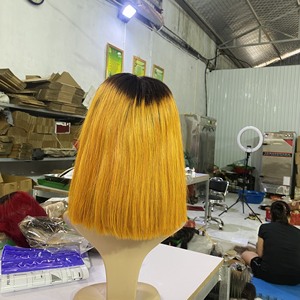 Perruque Lace Closure transparente HD Lace Front Wig cheveux humains, perruque os droite, couleurs personnalisées - Product Image 3