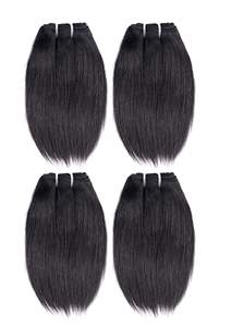 ผมมนุษย์แบบตรง10นิ้วผมมนุษย์100% ธรรมชาติ - Product Image 2