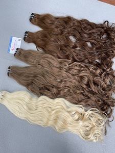 Tendance chaude cheveux vietnamiens haute qualité 100g Piano couleur droite machine extensions de cheveux de trame Super Double cheveux étirés 26 pouces - Product Image 3