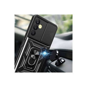 Étui robuste avec support magnétique pour Samsung Galaxy A25 A13 5G - Protection de l'objectif de l'appareil photo coulissant, coque de protection compatible avec Oppo Reno - Product Image 3