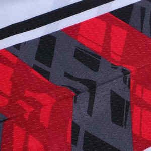 Jersey de baloncesto Reversible para hombre de Material de alta calidad y conjunto corto de ropa deportiva personalizada patrón impreso Logo uniforme de baloncesto - Product Image 3