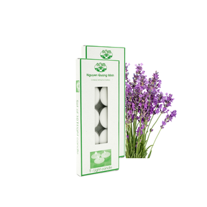 Juego de 10 velas de candelita básicas sin perfume de entrega rápida de cera de palma personalizada de Vietnam para decoración del hogar e iluminación de Año Nuevo - Product Image 1