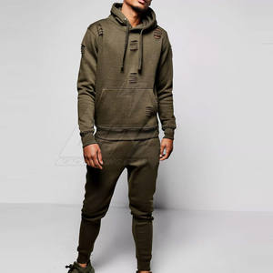 Vente en ligne de survêtements pour hommes en détresse écologiques Survêtements pour hommes de marque privée durables - Product Image 2