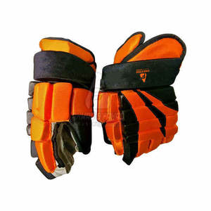Gants de hockey sur glace en cuir de qualité supérieure, vente en gros, doigts entièrement couverts, antidérapants, légers, pour usage sportif - Product Image 3