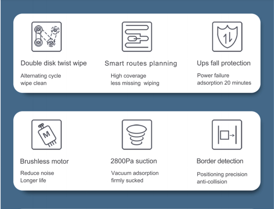 Smart Robot For Windows For Household Window Washer Robot For Home